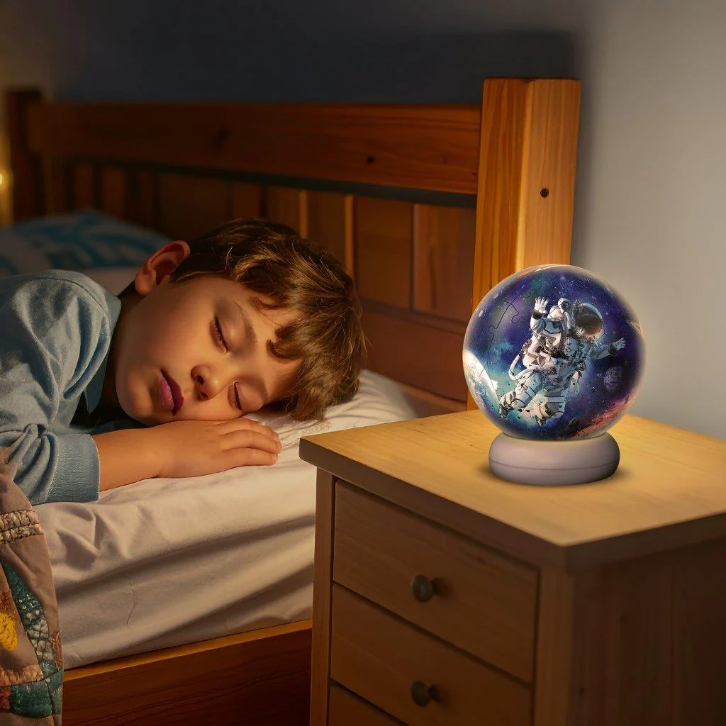 Ravensburger Astronauts in Space Lit 72 piece 3D Jigsaw Puzzle - Night Light - Image 6