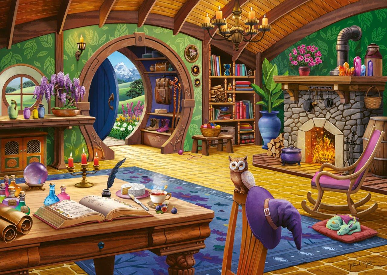 Ravensburger Charmed Cottage 1000 Piece Jigsaw Puzzle - Image 2