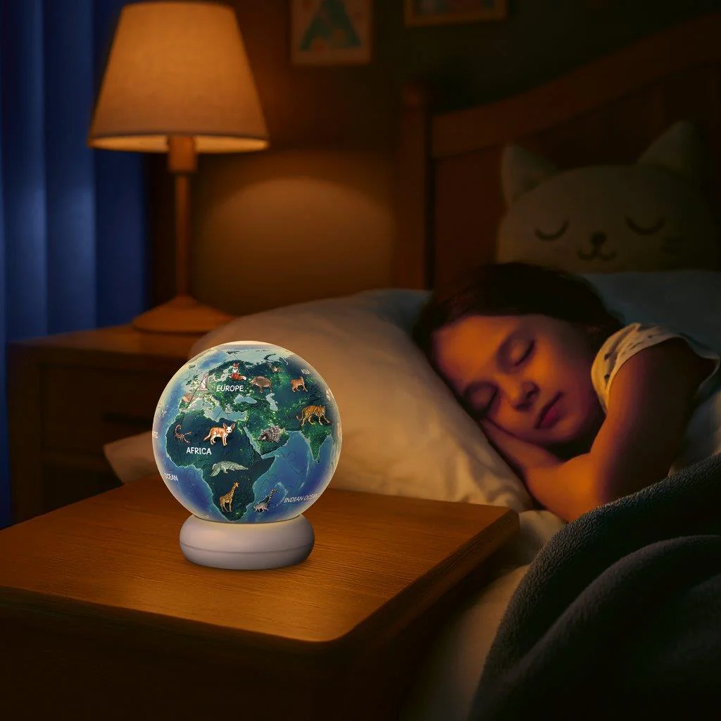 Ravensburger Earth at Night Lit 72 piece 3D Jigsaw Puzzle - Night Light - Image 6