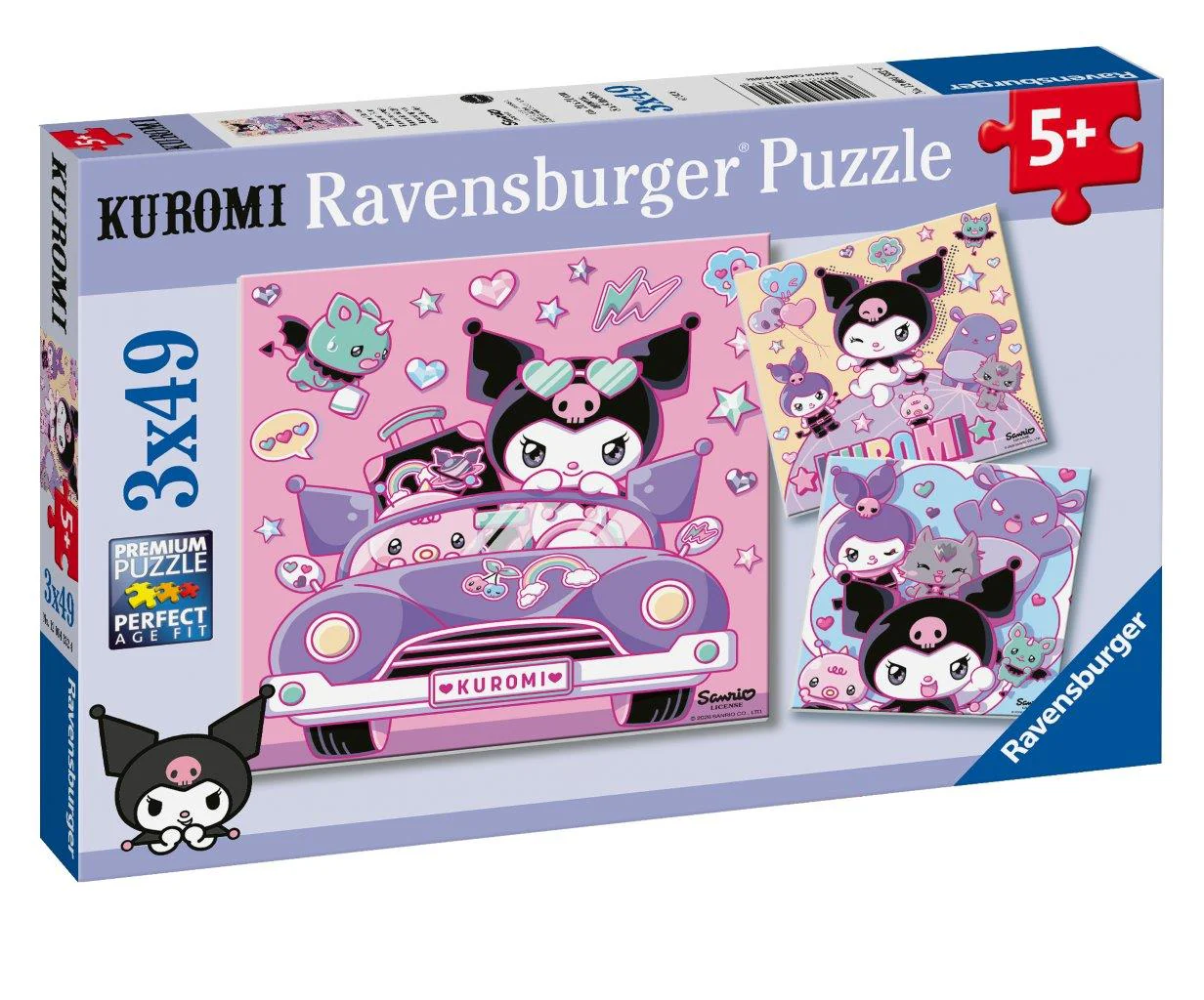Ravensburger Hello Kitty Kuromi 3x49 piece Jigsaw Puzzles