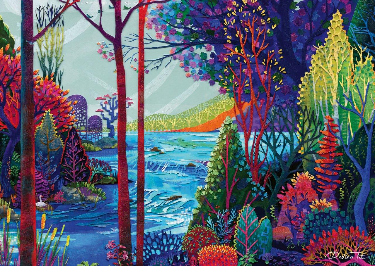 Ravensburger Indigo Forest 1000 Piece Jigsaw Puzzle - Image 2