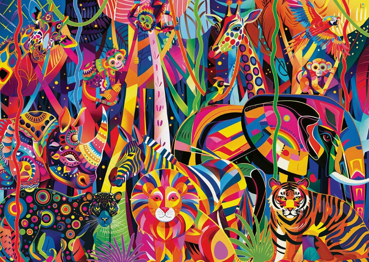 Ravensburger Jeweled Jungle 500 Piece Jigsaw Puzzle - Image 2