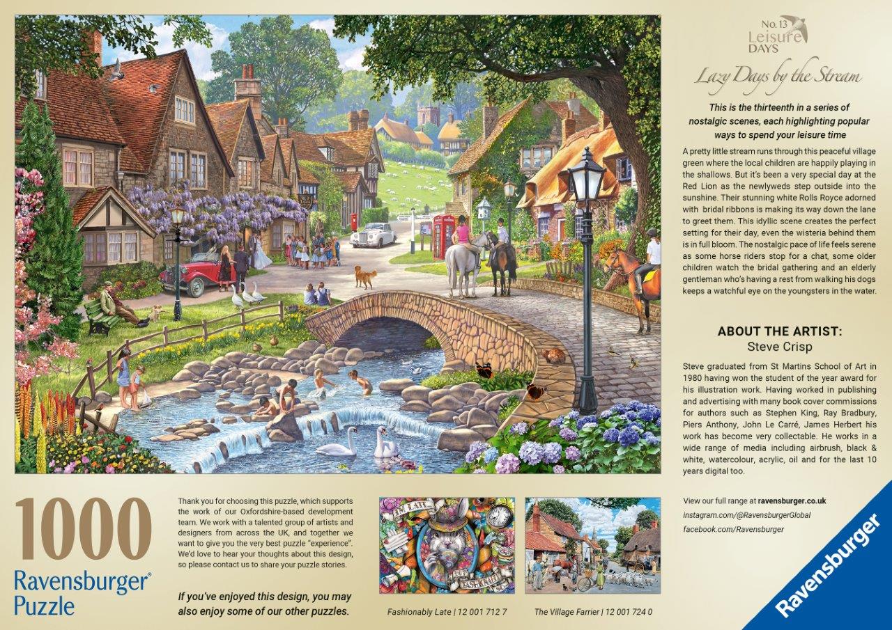 Ravensburger Leisure Days No 13: Lazy Days by Steam 1000 Piece Jigsaw Puzzle - Image 3