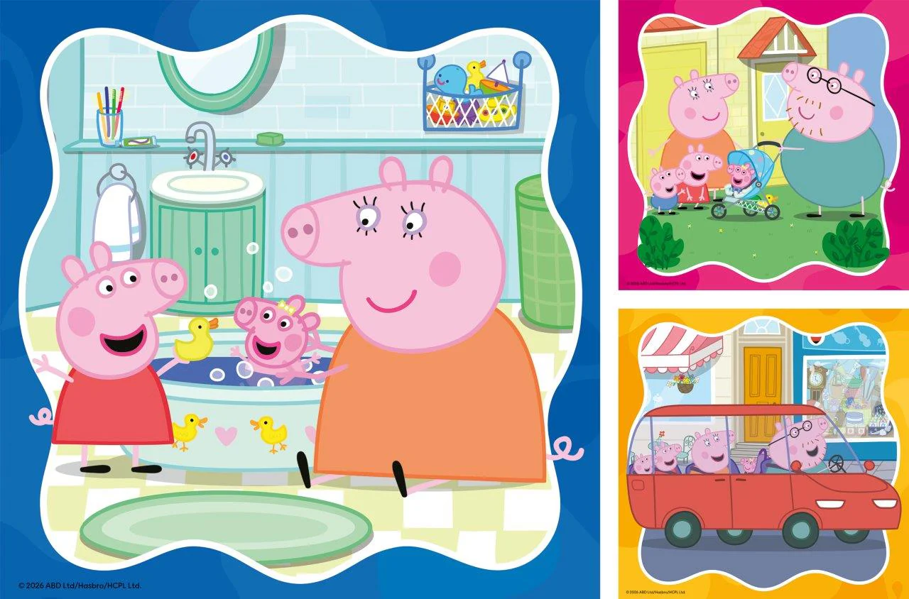 Ravensburger Peppa Pig 3x49 Piece Jigsaw Puzzle - Image 2