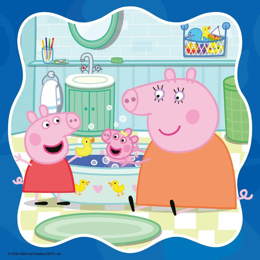 Ravensburger Peppa Pig 3x49 Piece Jigsaw Puzzle - Image 3