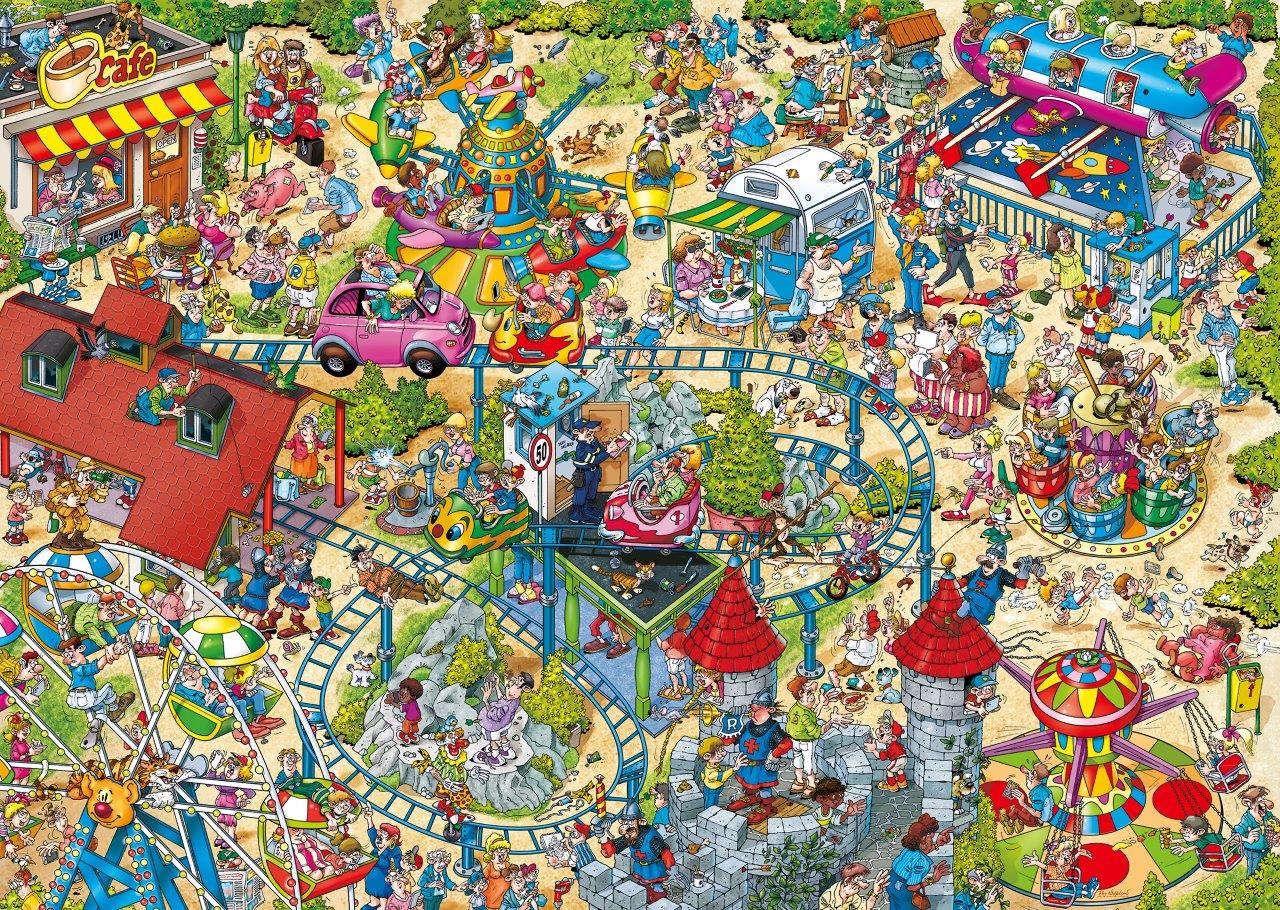 Ravensburger Rays Holiday No.4 Amusement Park 1000 Piece Jigsaw Puzzle - Image 2