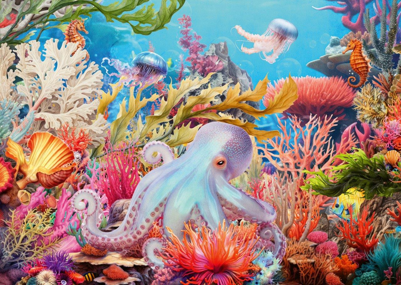 Ravensburger Reef Life 500 Piece Jigsaw Puzzle - Image 2