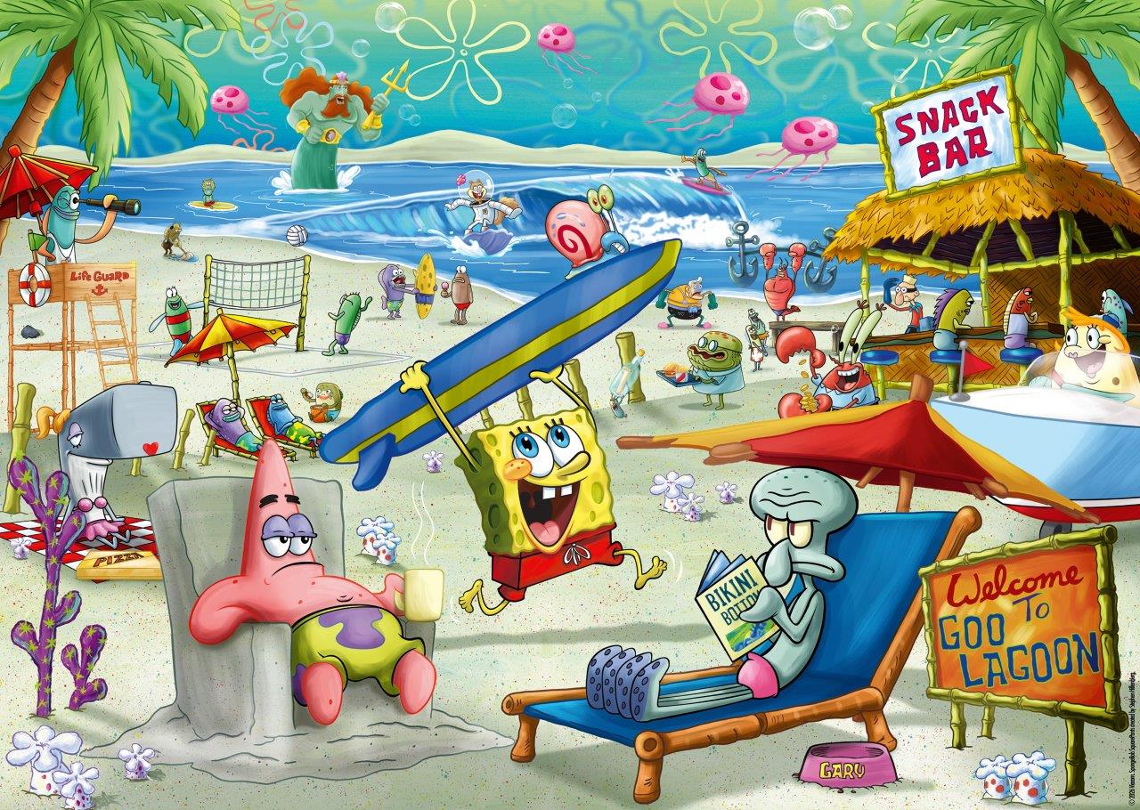 Ravensburger Spongebob 1000 Piece Jigsaw Puzzle - Image 2