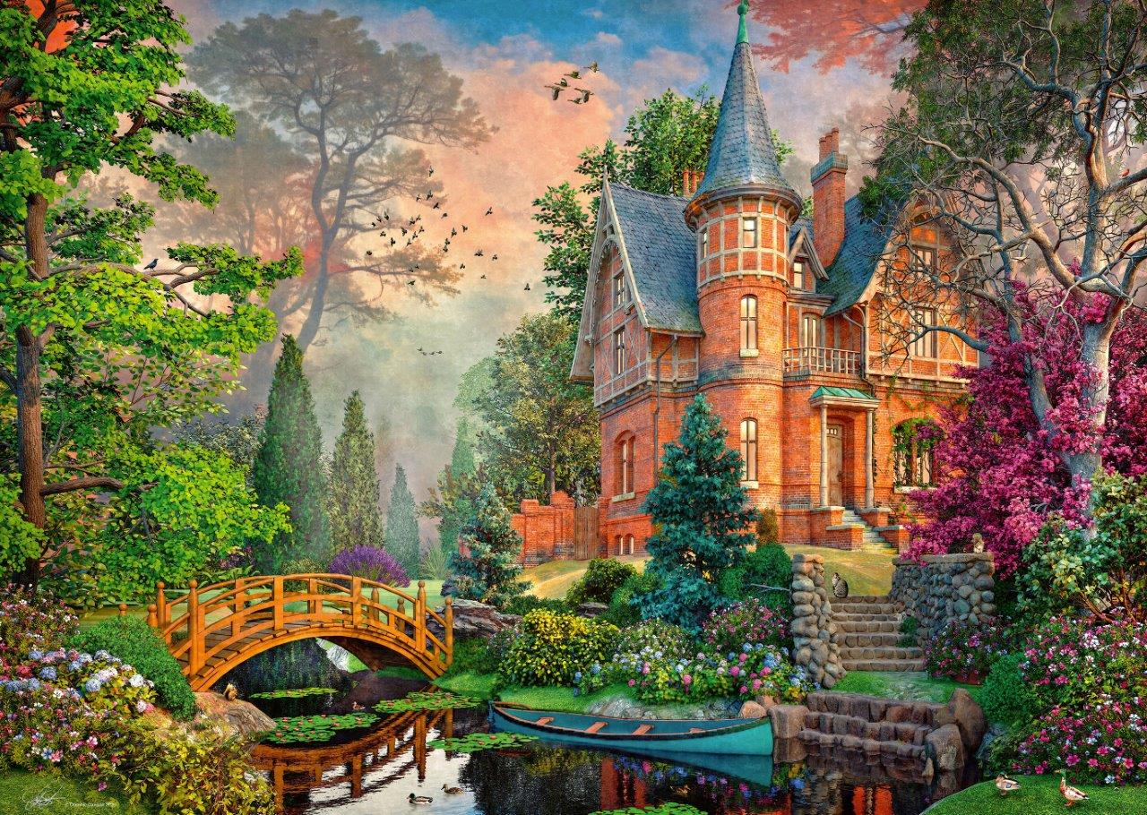 Ravensburger Terracotta Mansion 1000 Piece Jigsaw Puzzle - Image 2