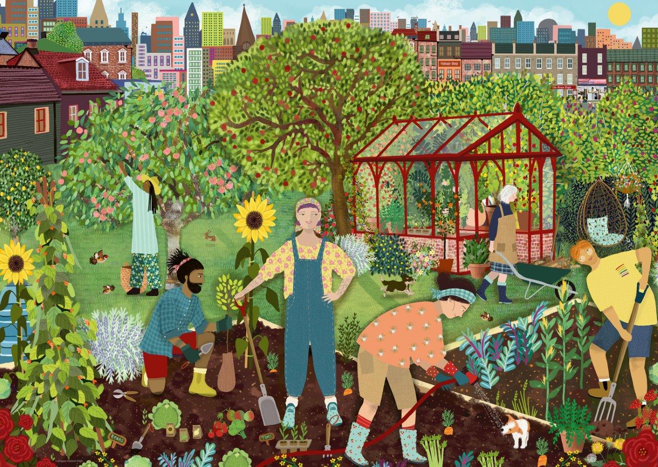 Ravensburger The Allotment 1000 Piece Jigsaw Puzzle - Image 2