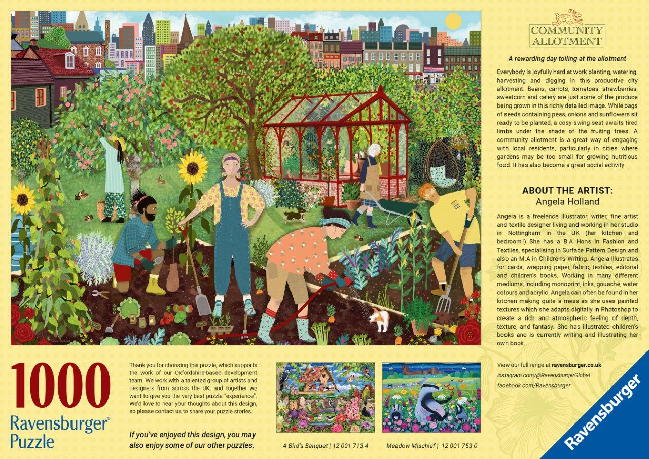 Ravensburger The Allotment 1000 Piece Jigsaw Puzzle - Image 3