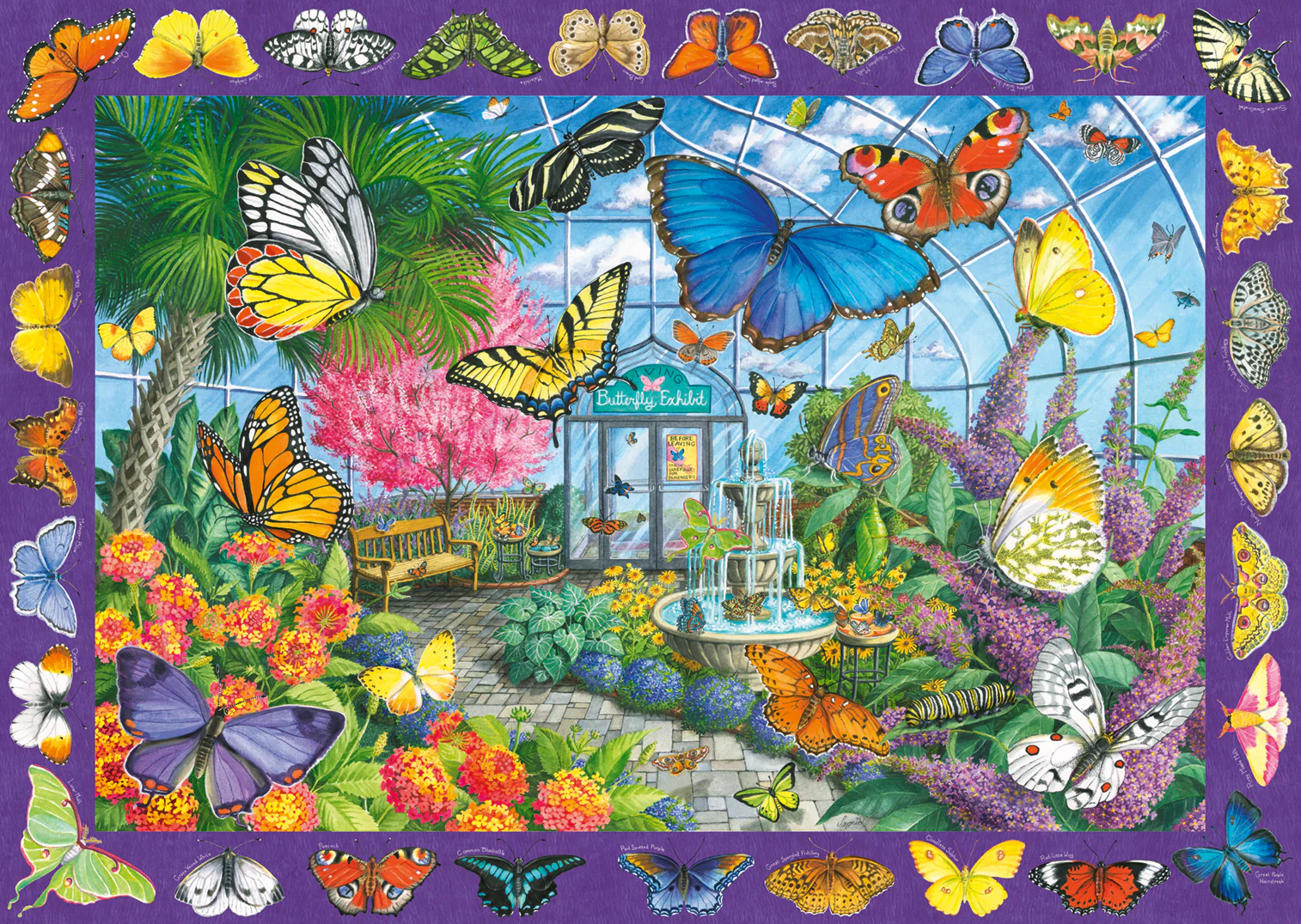 Ravensburger The Butterfly Place 500 Piece Jigsaw Puzzle - Image 2