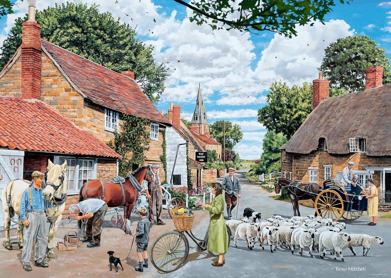 Ravensburger The Village Farrier 1000 Piece Jigsaw Puzzle - Image 2