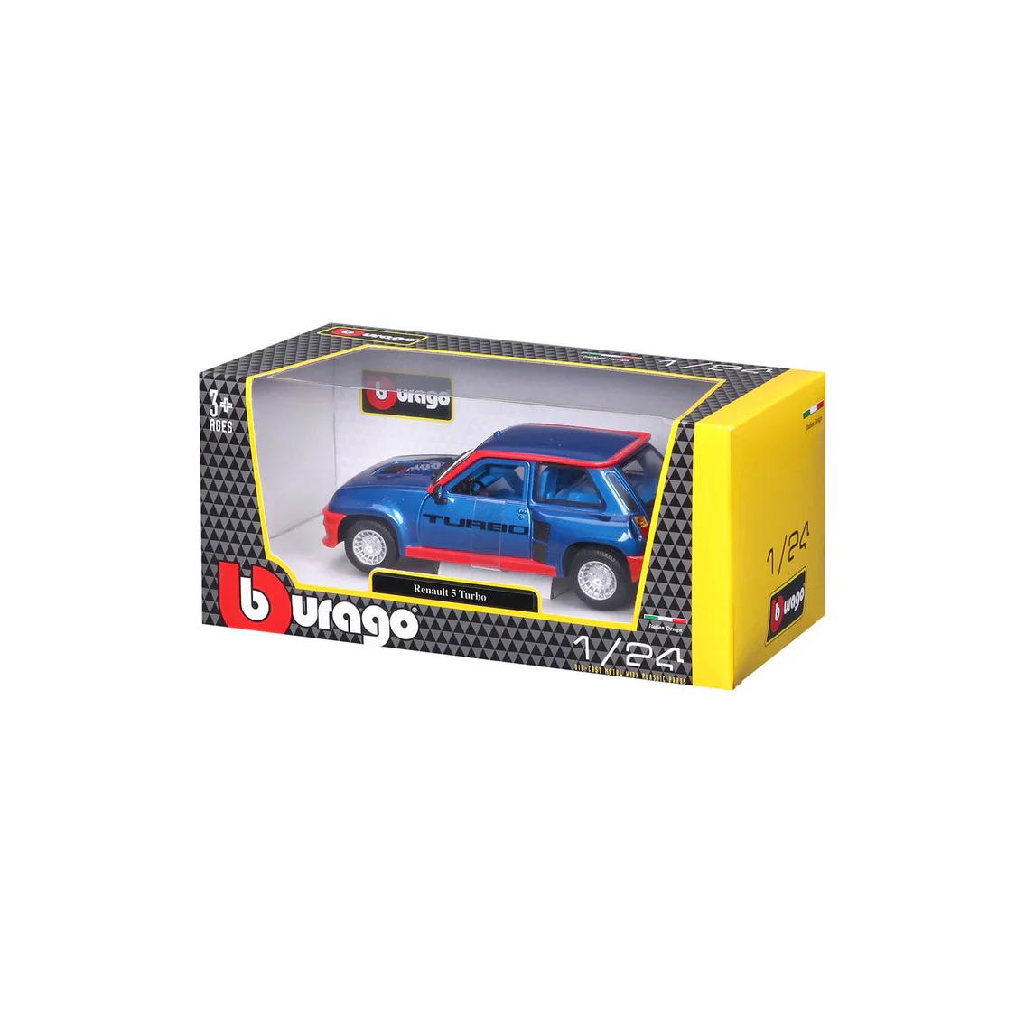 Burago Renault 5 Turbo 1982 1:24 Diecast Model Car - Image 2