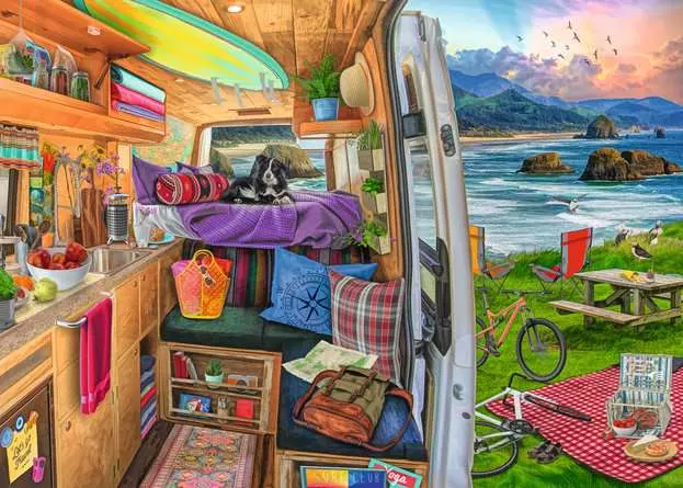 Ravensburger Rig Views Large Print 500 Piece Jigsaw Puzzle - Image 2
