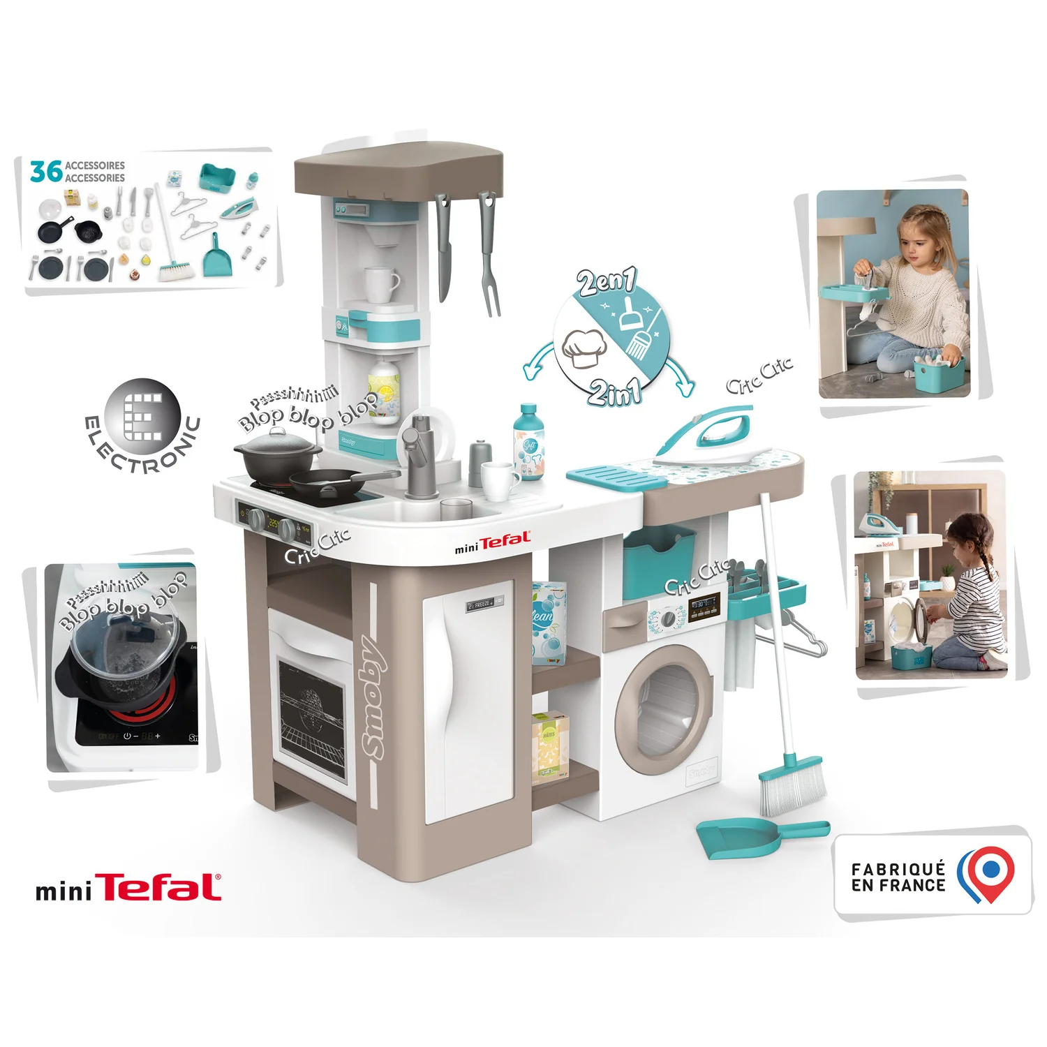 Smoby Tefal Studio Utility Kitchen - Image 2