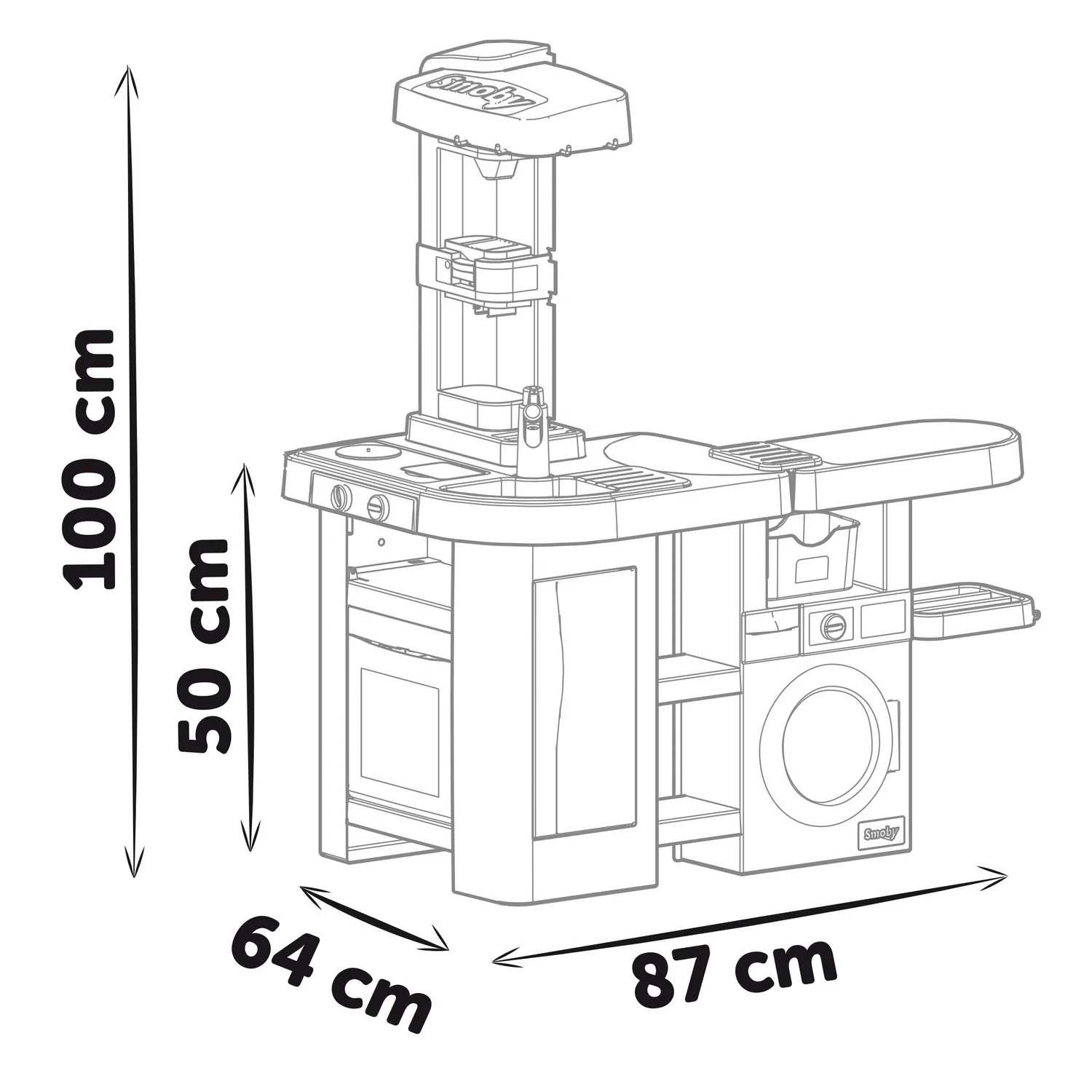 Smoby Tefal Studio Utility Kitchen - Image 9