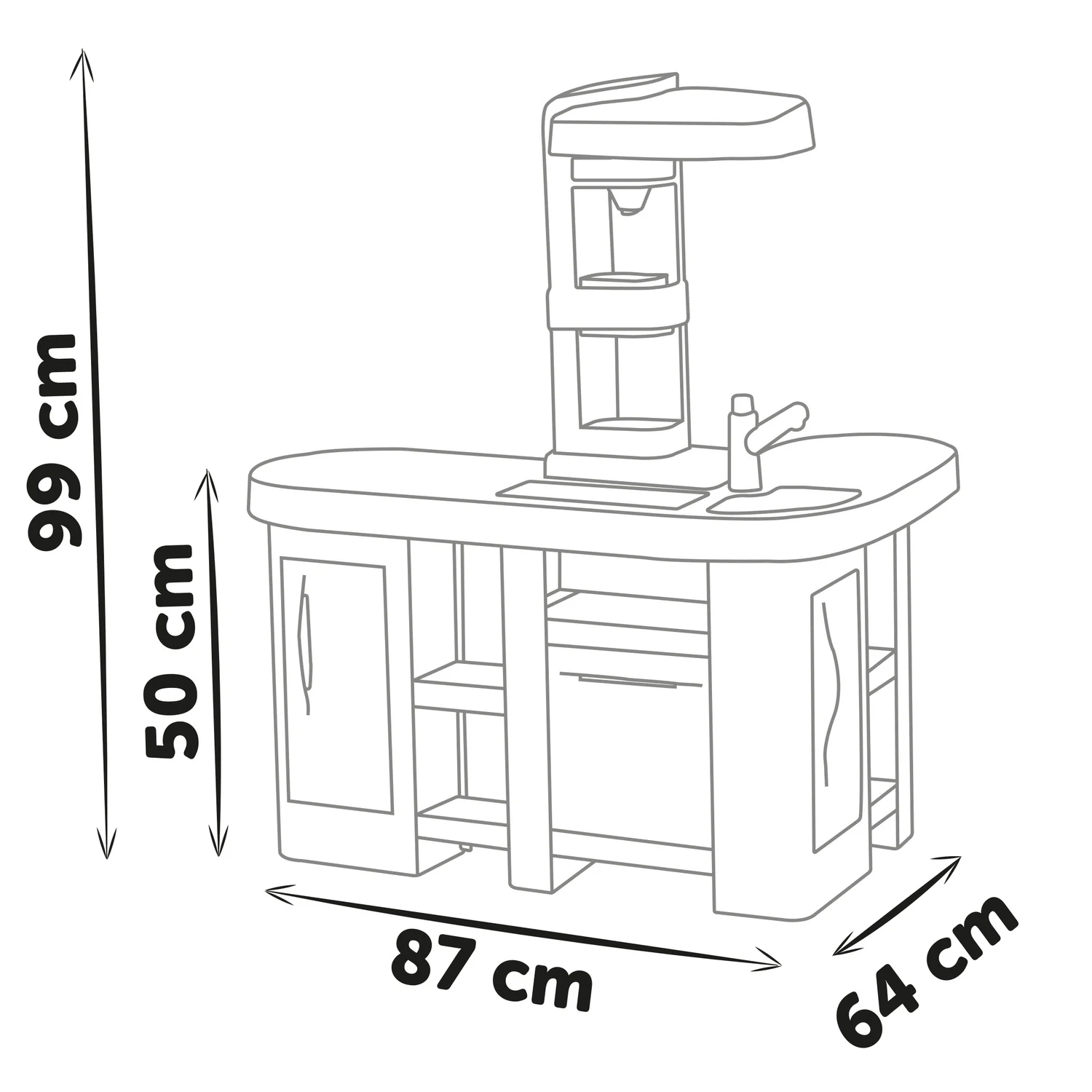 Smoby Tefal Studio Kitchen XL Bubble - Image 7