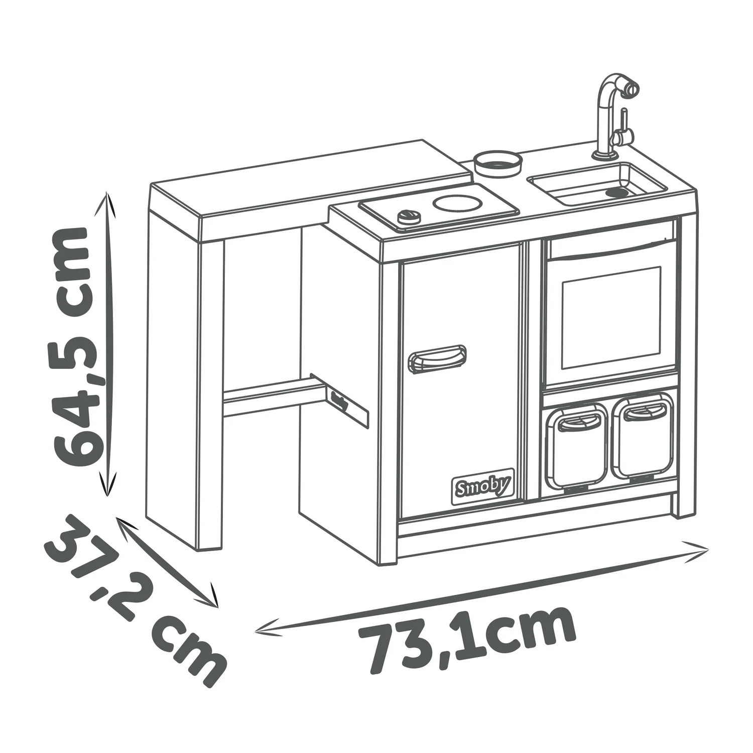 Smoby Kitchen Island - Image 6