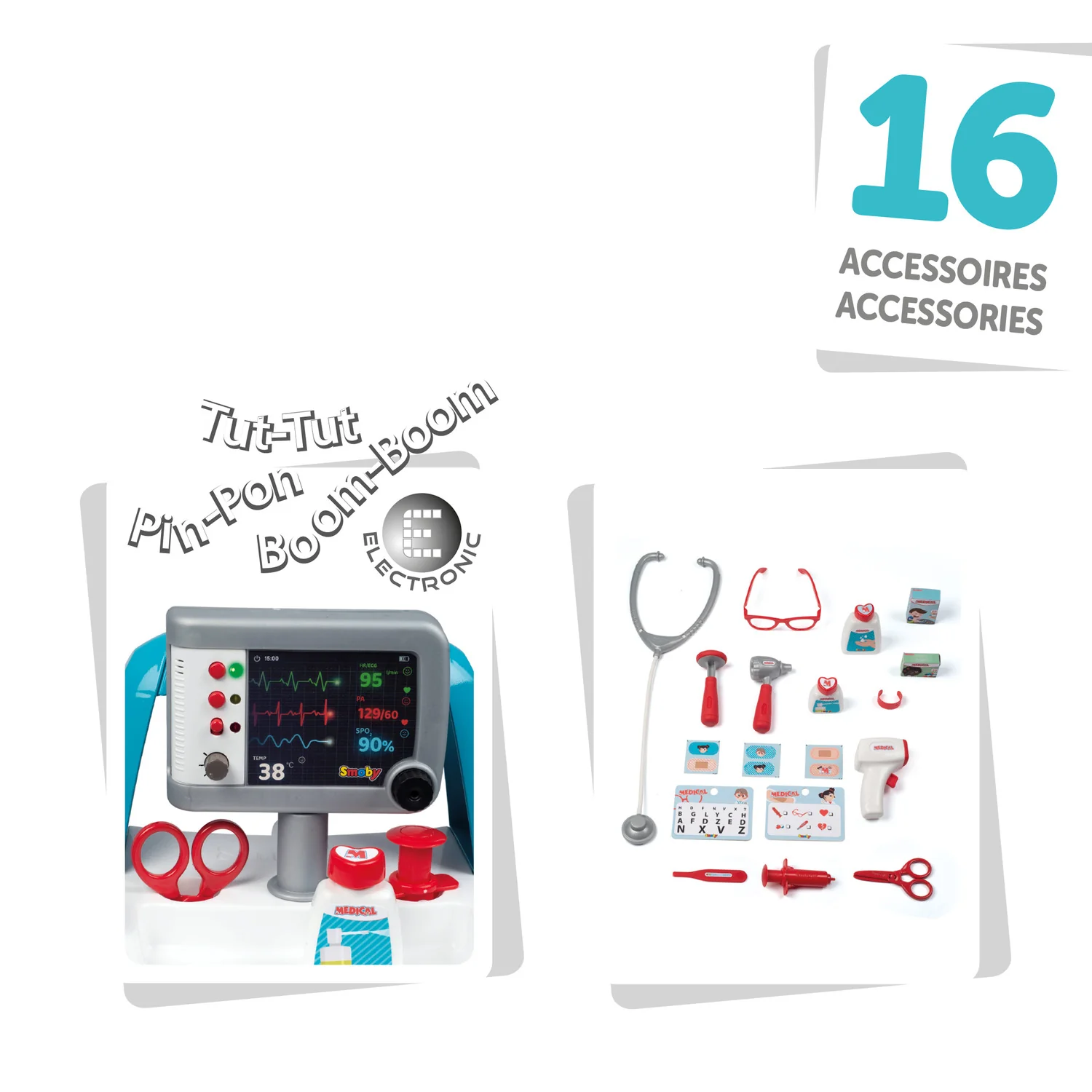 Smoby Medical Rescue Trolley - Image 6