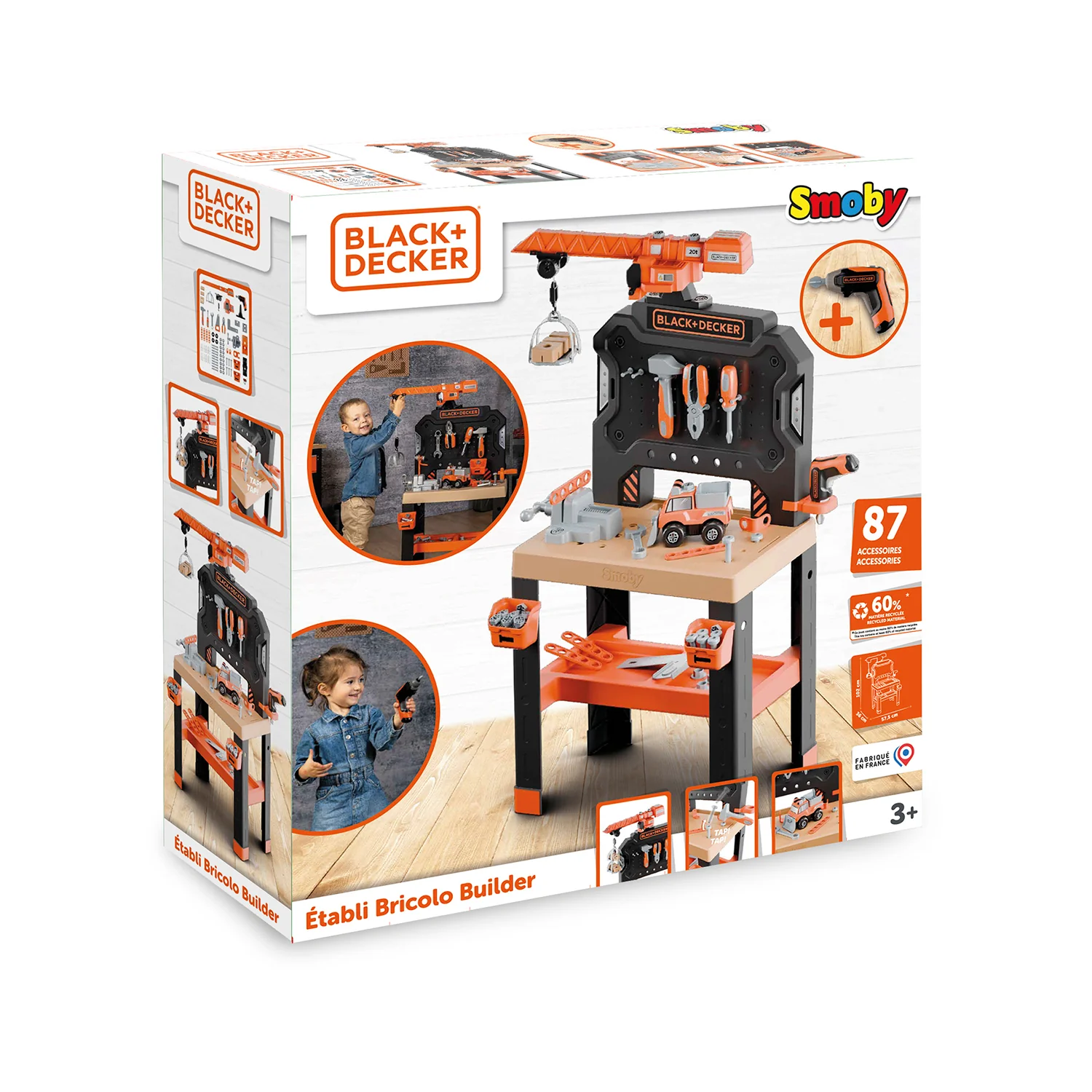 Smoby Black and Decker Builder Workbench - Image 8