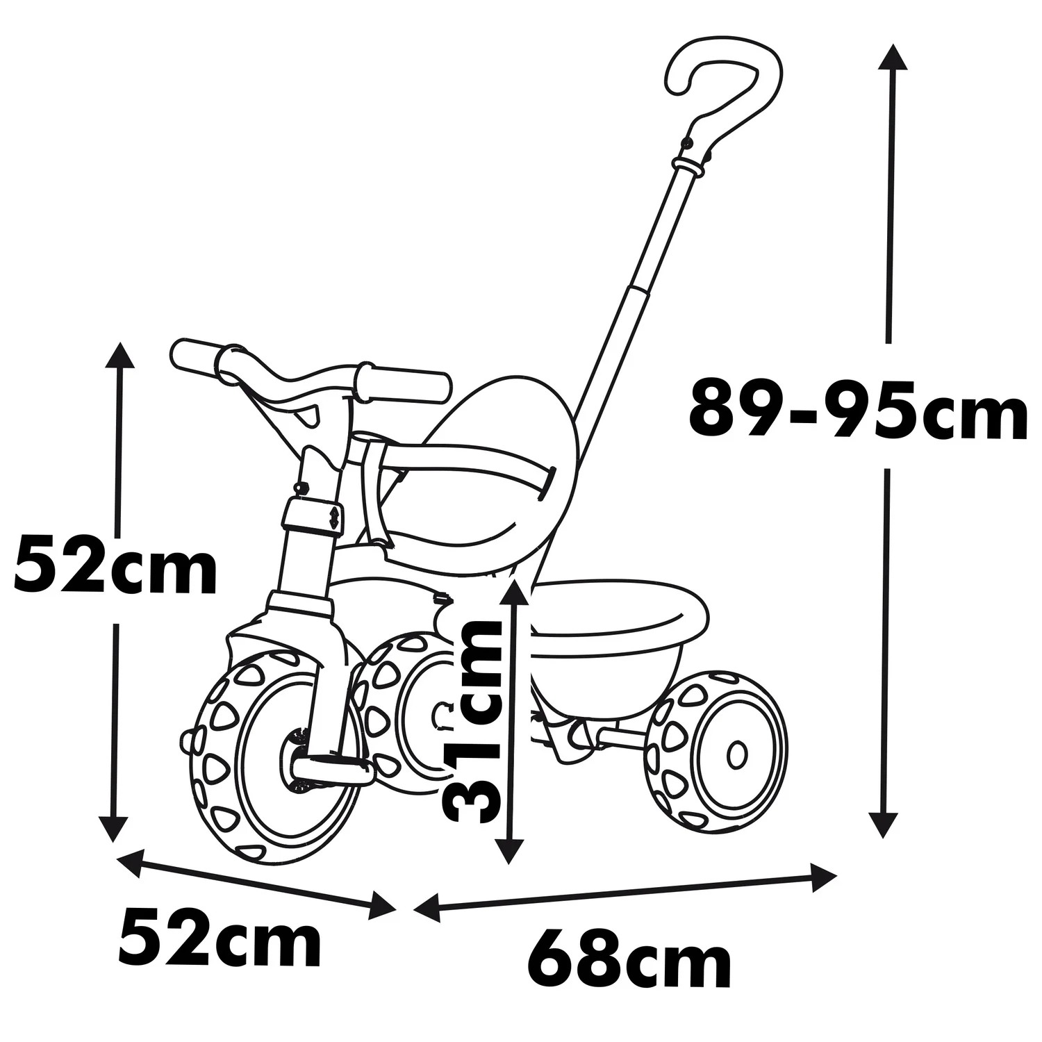 Be Move Beige Tricycle - Image 6