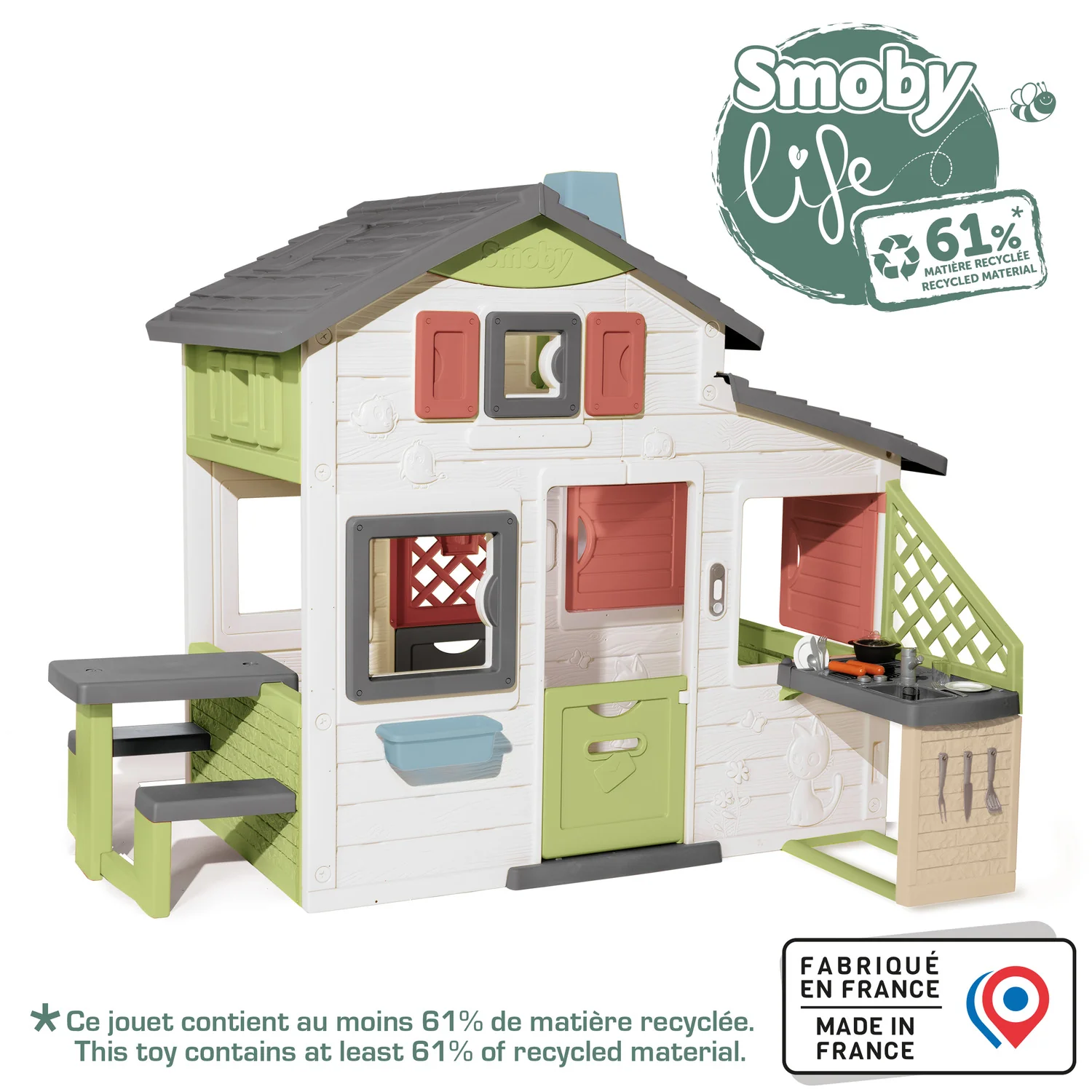 Smoby Life Friends House and Kitchen - Image 2