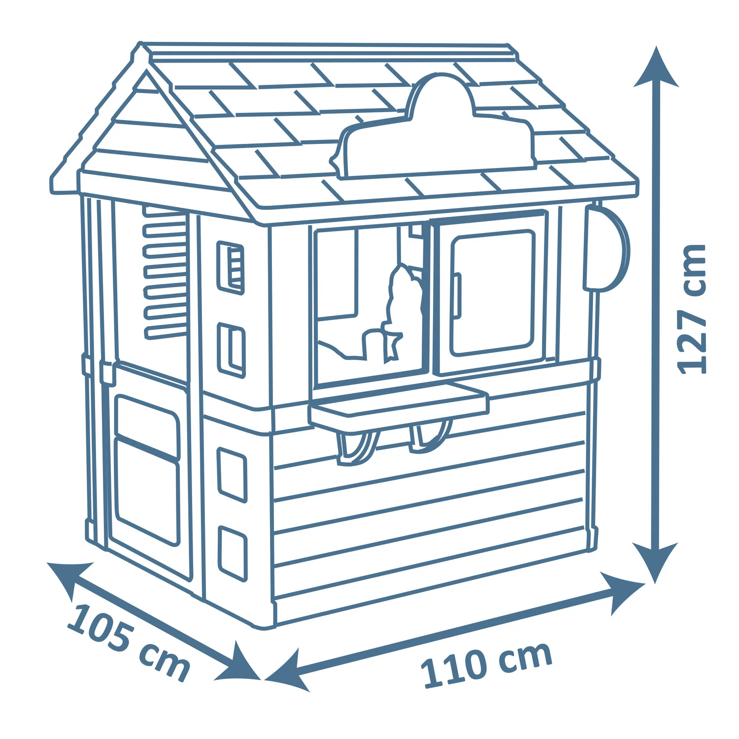 Smoby Life Sweety Corner Playhouse - Image 6