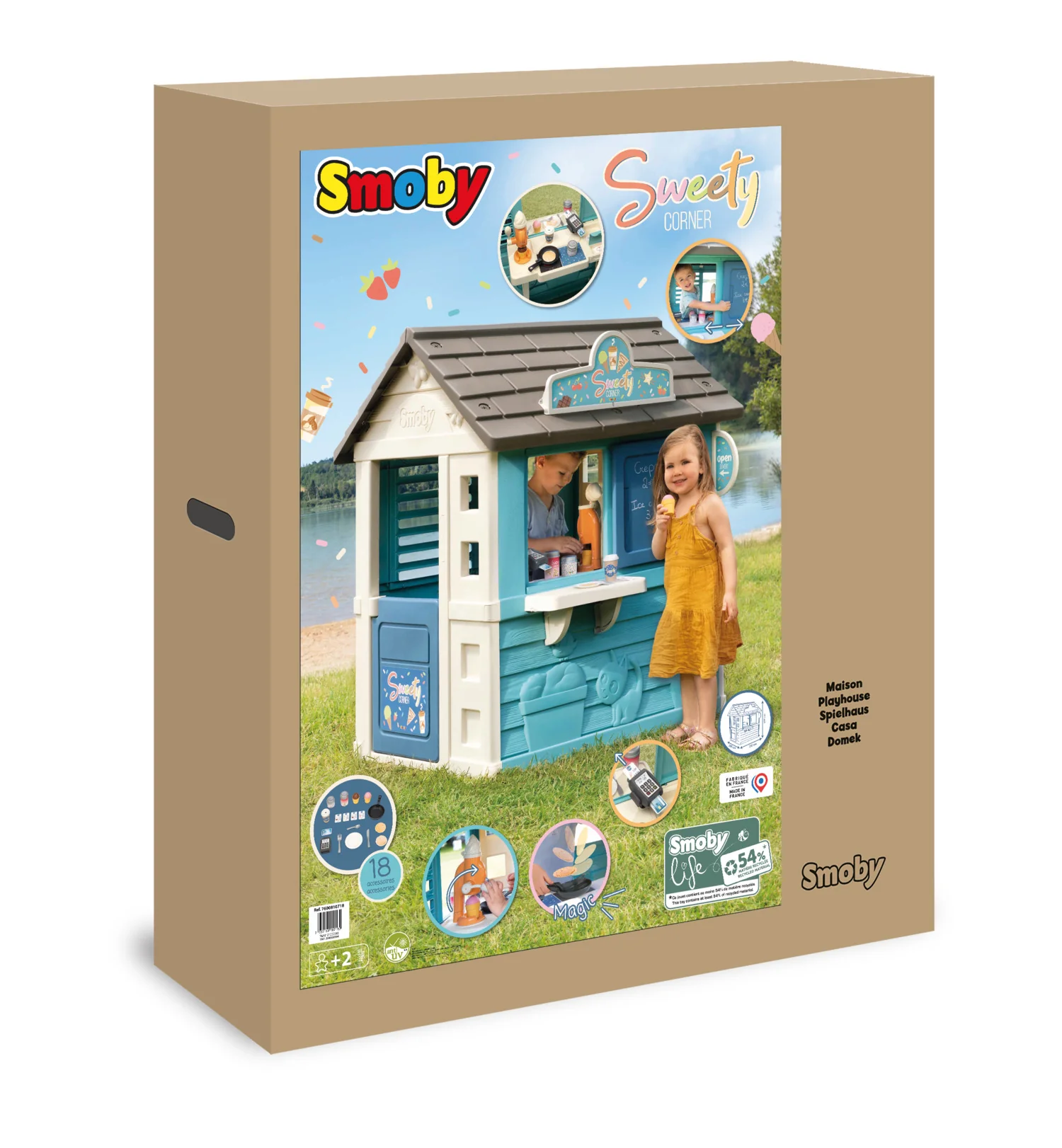 Smoby Life Sweety Corner Playhouse - Image 7