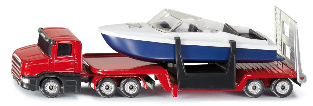 1:87 Low Loader with Speed Boat - Image 2
