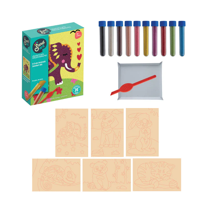 Sand Art Cute Animals 6-pack - Image 2