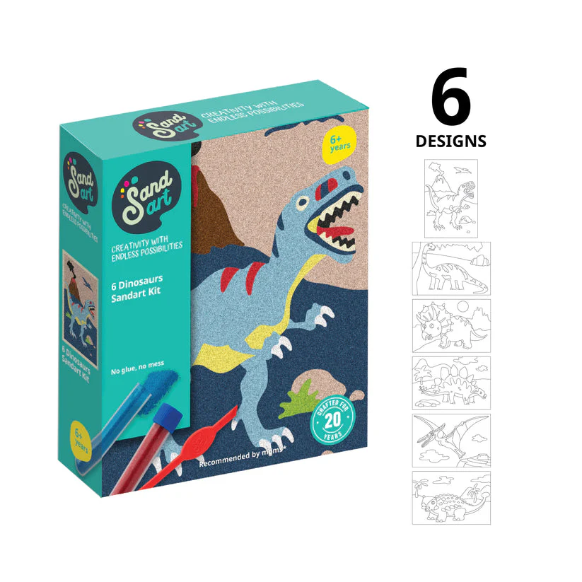 Sand Art Dinosaur 6-pack - Image 3