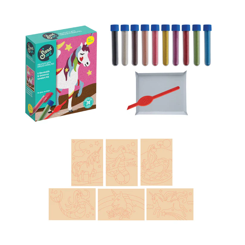 Sand Art Mermaids and Unicorns 6-pack - Image 2