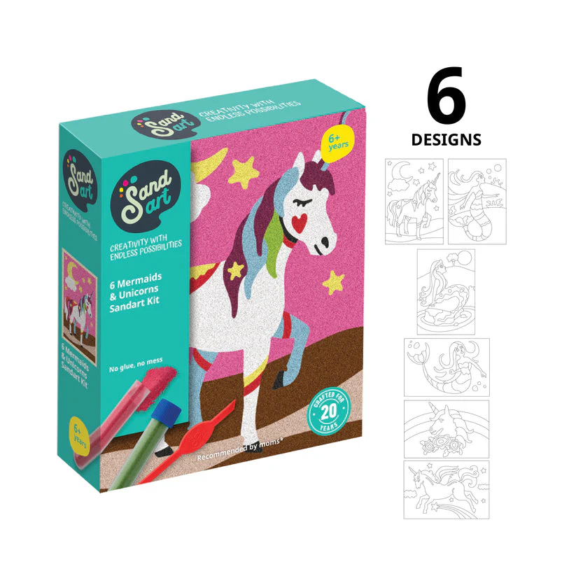 Sand Art Mermaids and Unicorns 6-pack - Image 3