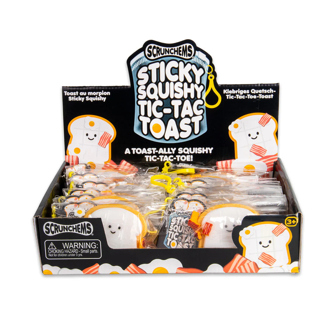 Scrunchems Sticky Squishy Tic Tac Toast Fidget Toy - Image 2