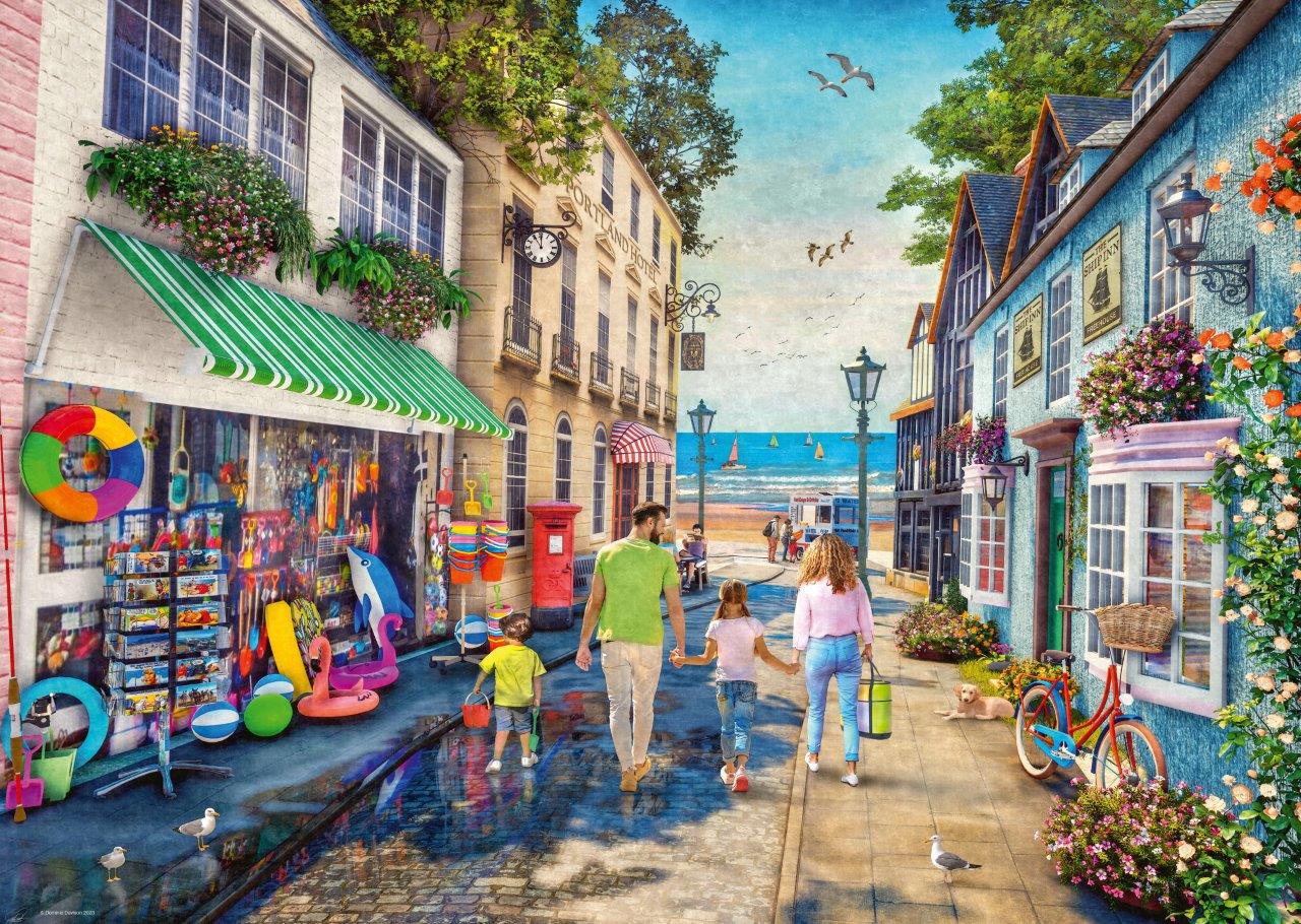 Ravensburger Seaview Lane 1000 Piece Jigsaw Puzzle - Image 2