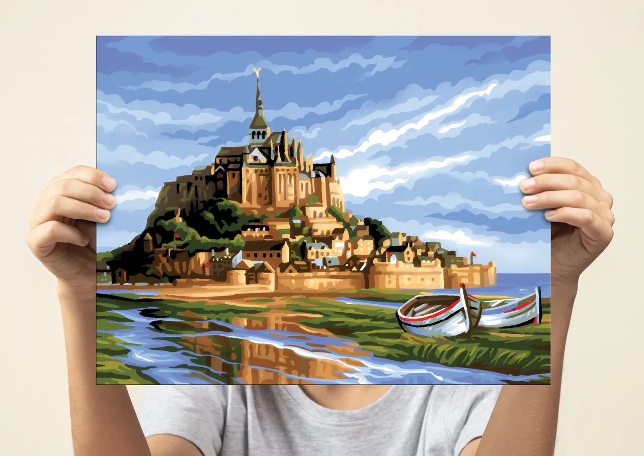 Senior Painting By Numbers Mont St Michel - Image 6