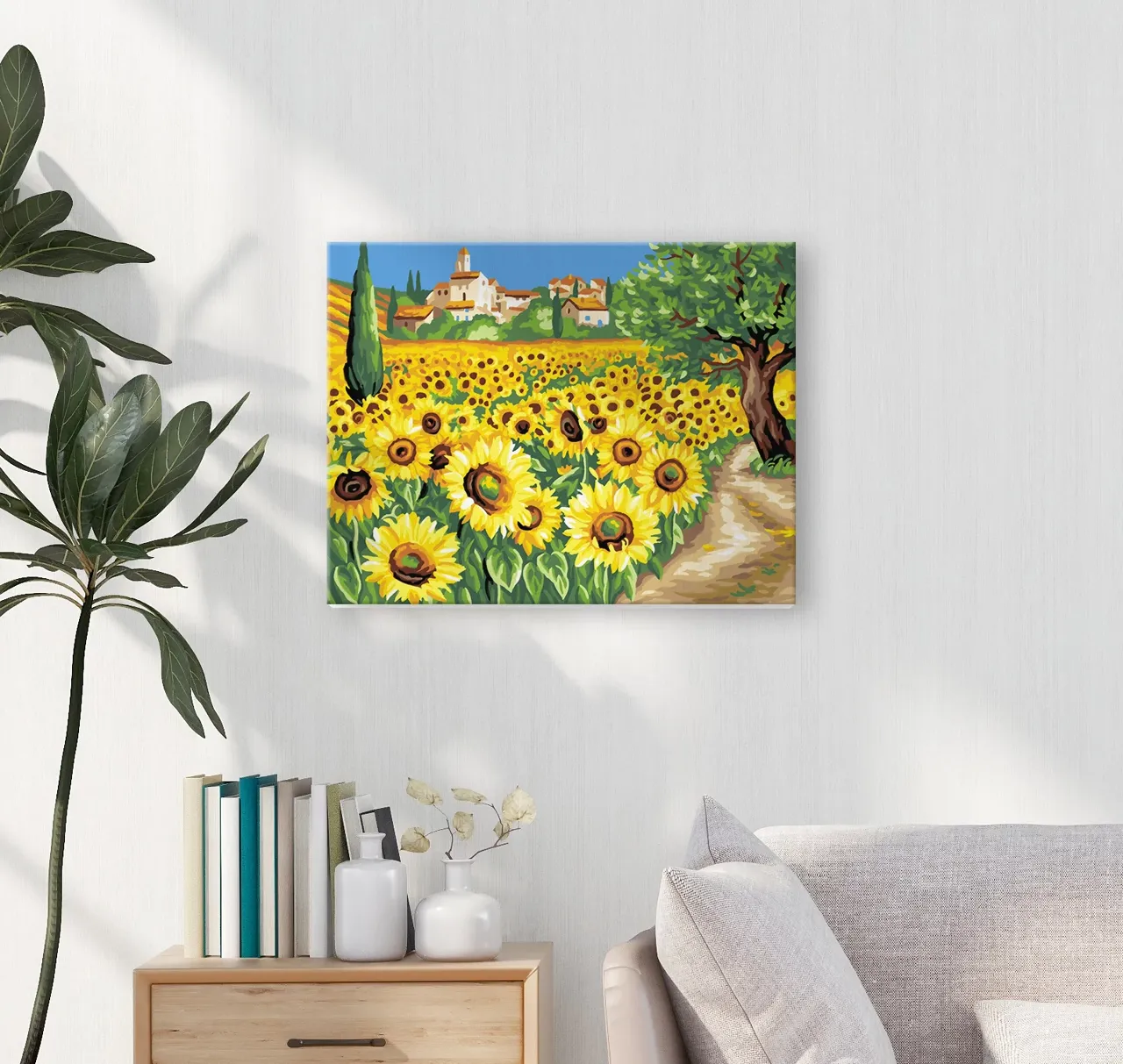 Senior Painting By Numbers Sunflowers - Image 5