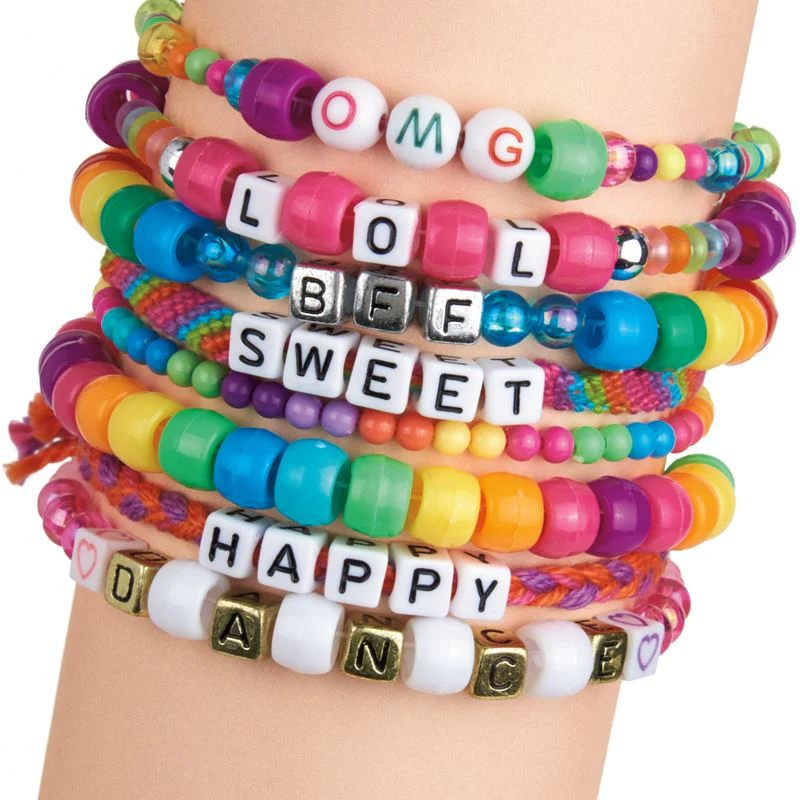 Shimmer N Sparkle ABC Bead Bracelets - Image 3