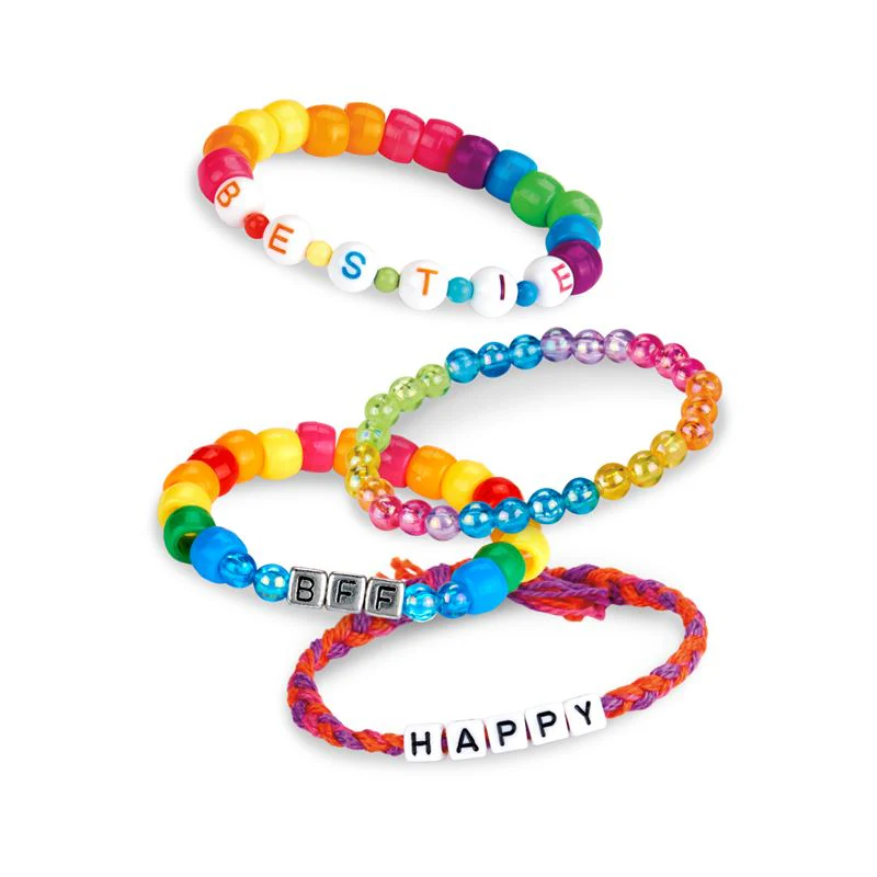 Shimmer N Sparkle ABC Bead Bracelets - Image 4