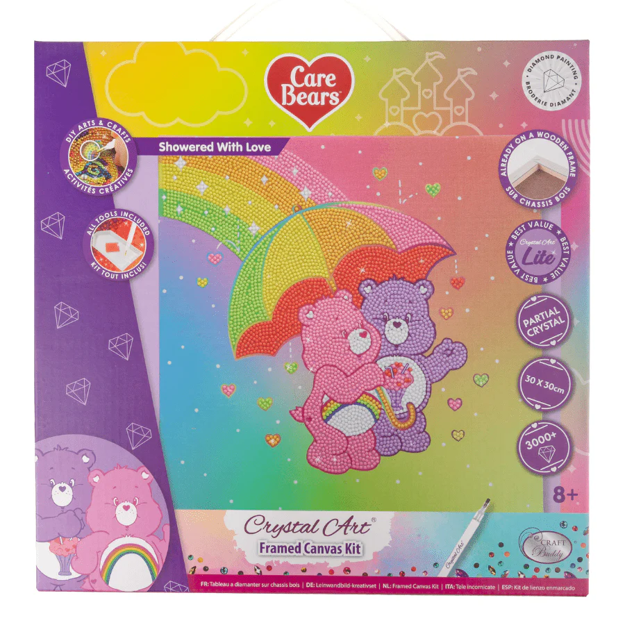 Showered with Love, 30x30cm Crystal Art Kit