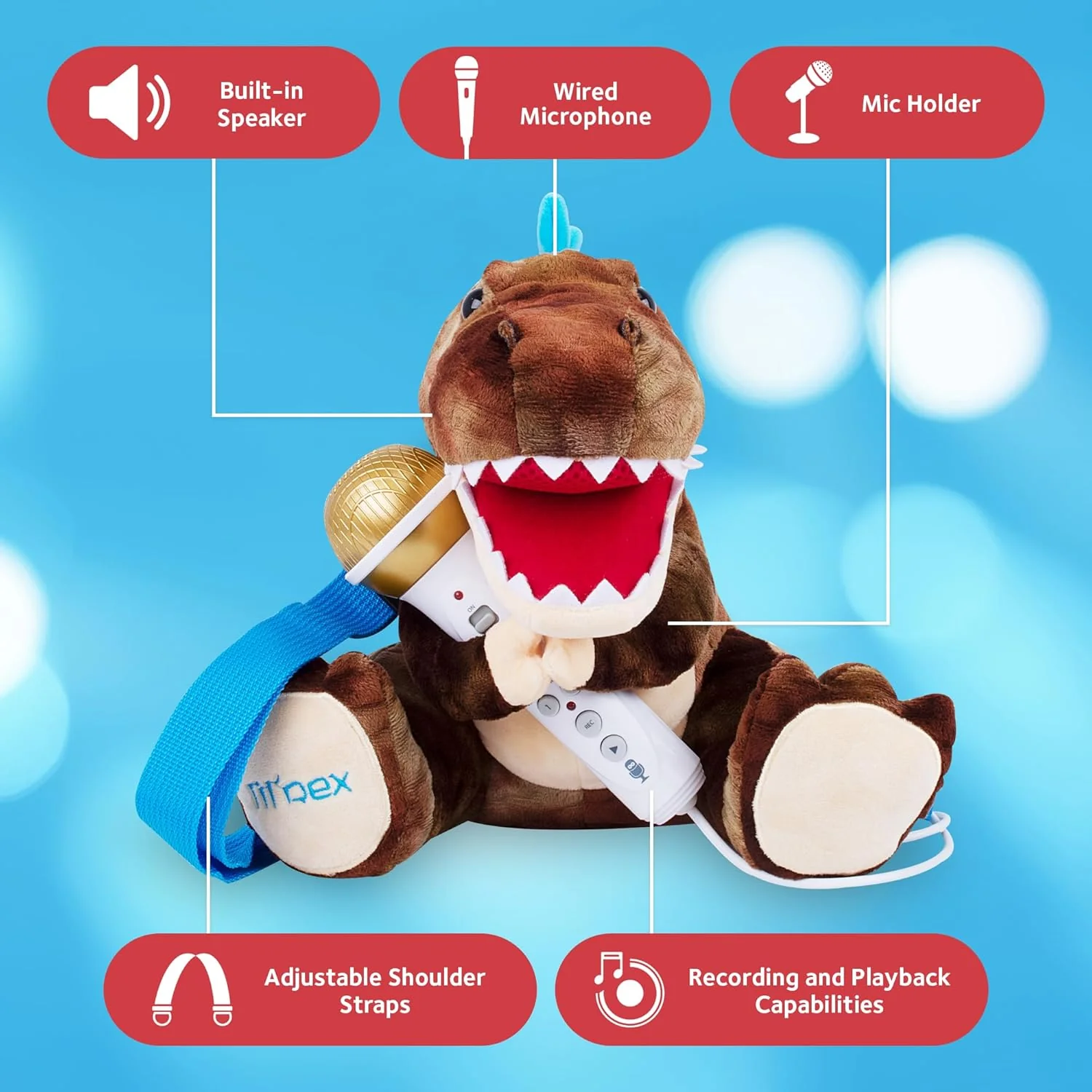 Sing Along Crew Kids Karaoke Musical Plush - Image 3