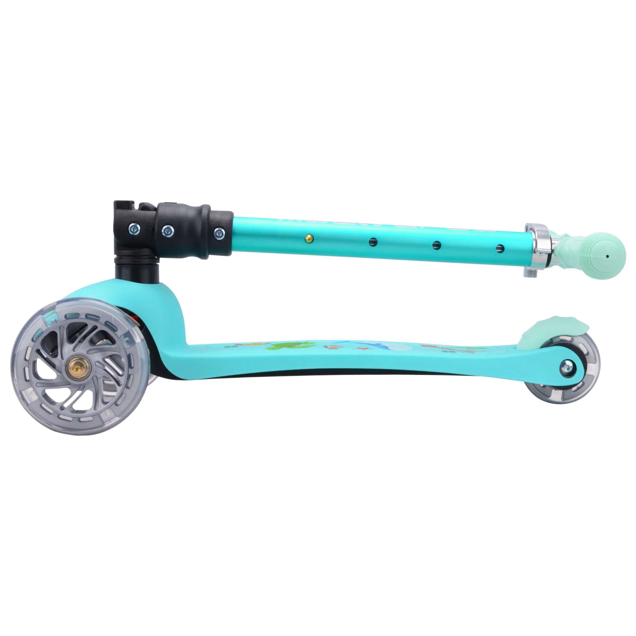 Teeny Fold: Ocean 3 Wheel Scooter (Aqua) - Image 4