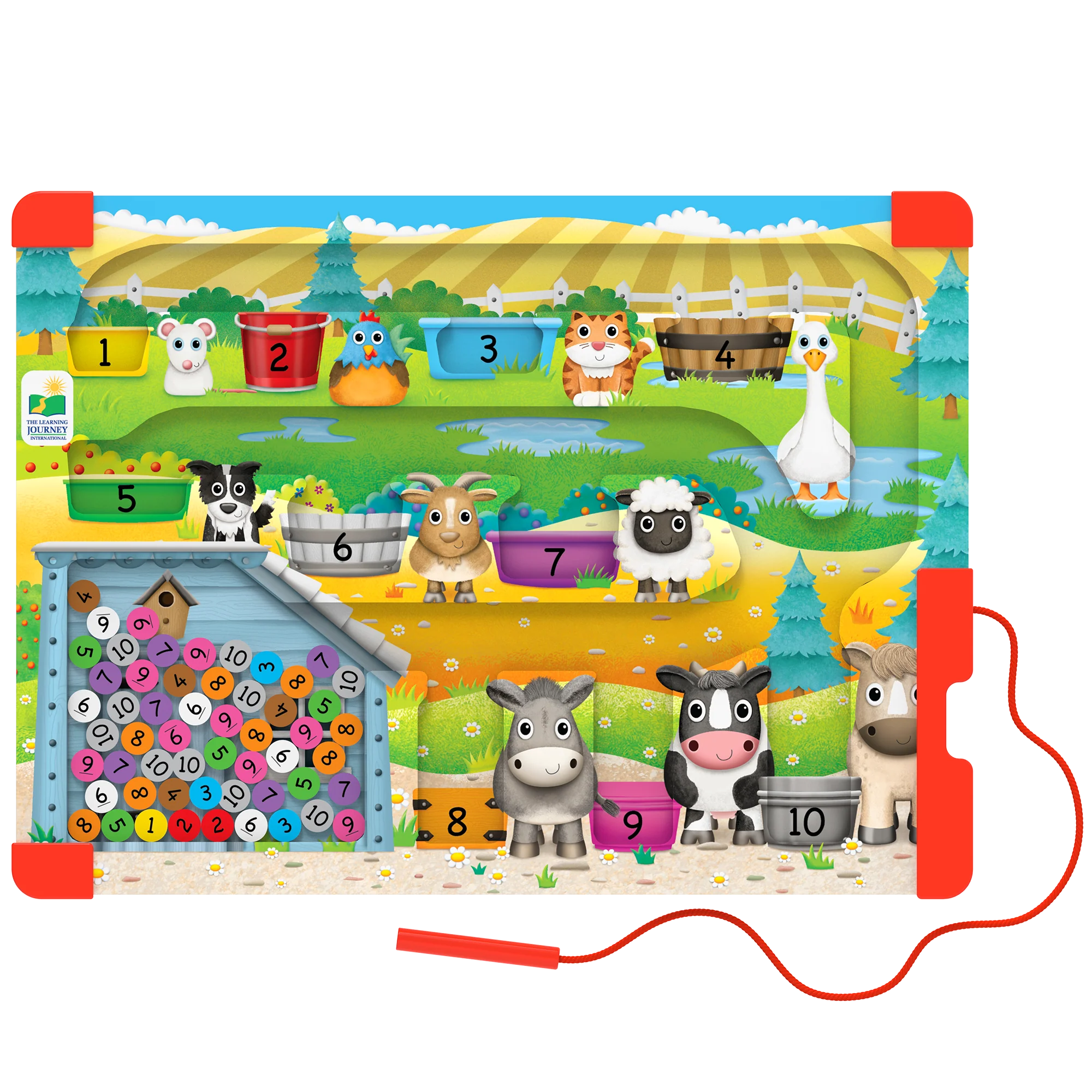 Sort & Learn Magnetic Puzzles Counting Farm - Image 2