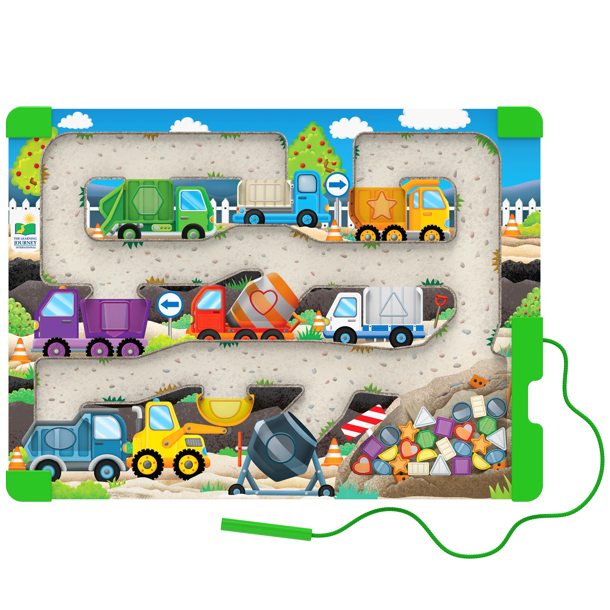 Sort & Learn Magnetic Puzzles Shapes Diggers - Image 2