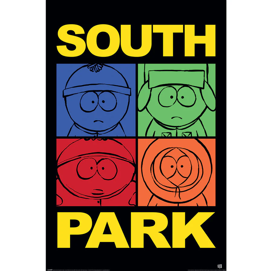 South Park (Block Colour) Maxi Poster