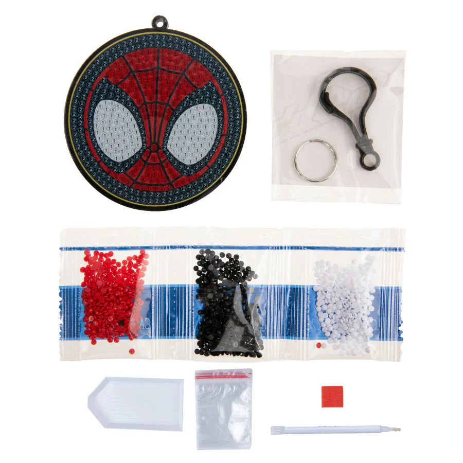 Spider-Man, Crystal Art Bag Charm - Image 5