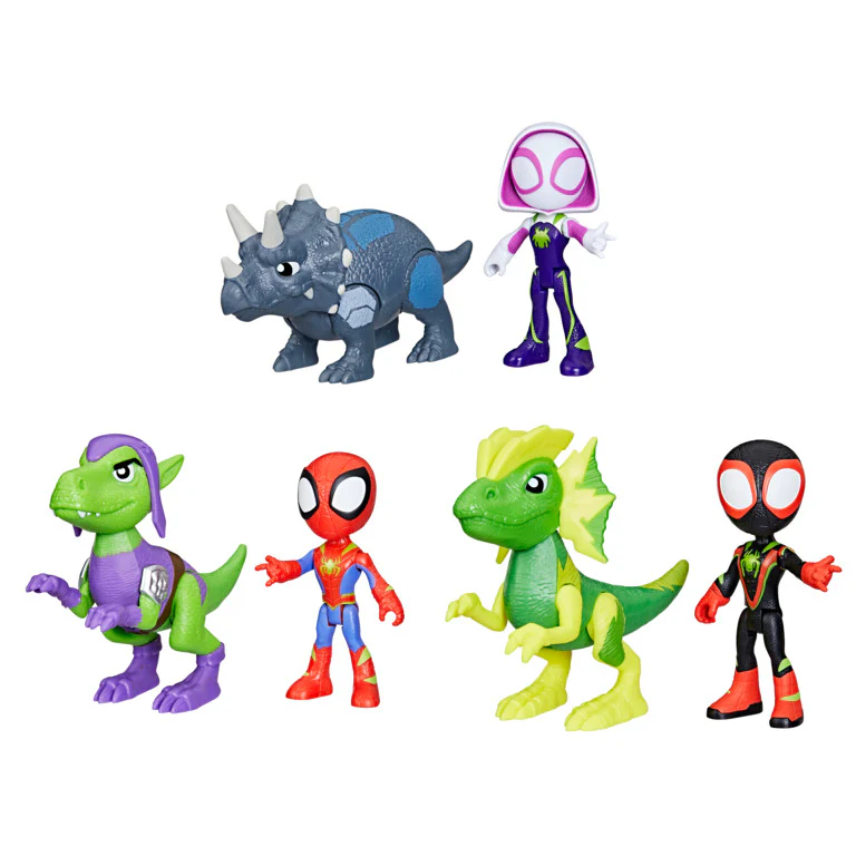 Spiderman & Friends Hero Dino Webs Fig Asst - Image 4