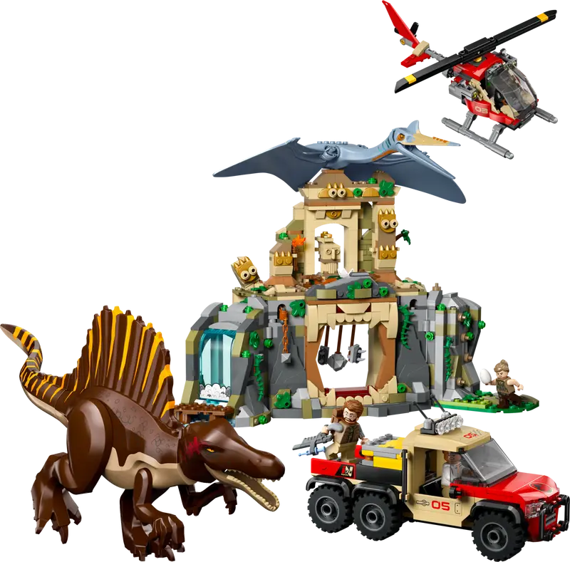 Lego Jurassic World Spinosaurus & Quetzalcoatlus Air Mission 76976 - Image 2