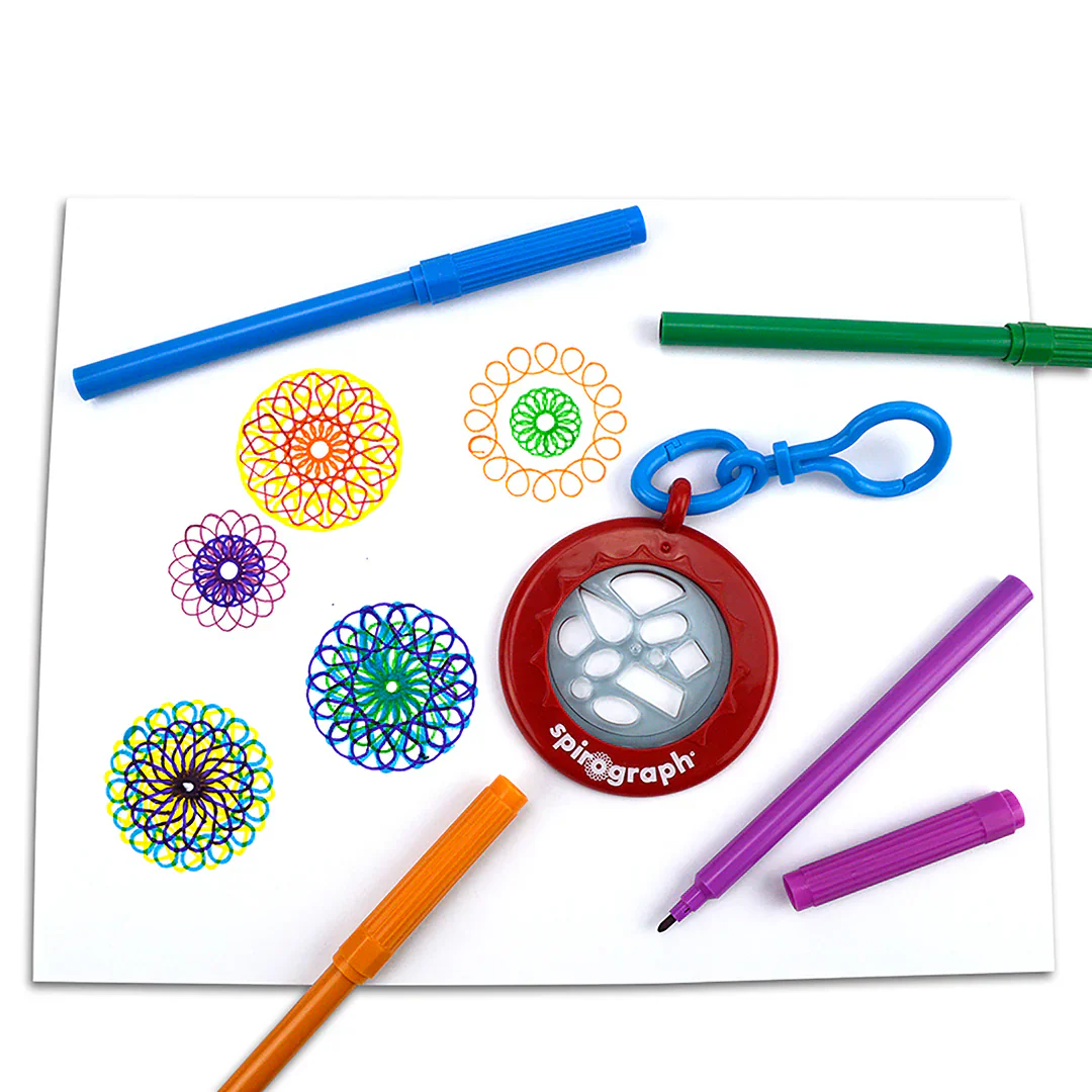 Spirograph Cyclex Clip Keychain - Image 4